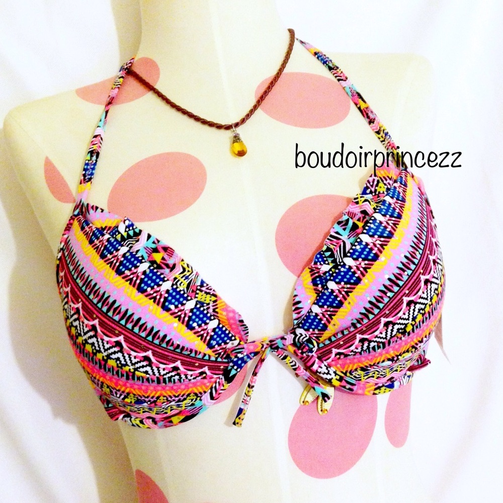 ❤ VS Fabulous geo BIKINI TOP